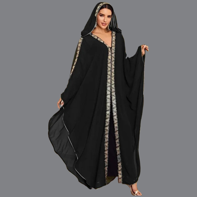Women'S African Accessories - Abaya Marocco Caftano Dubai Abito lungo