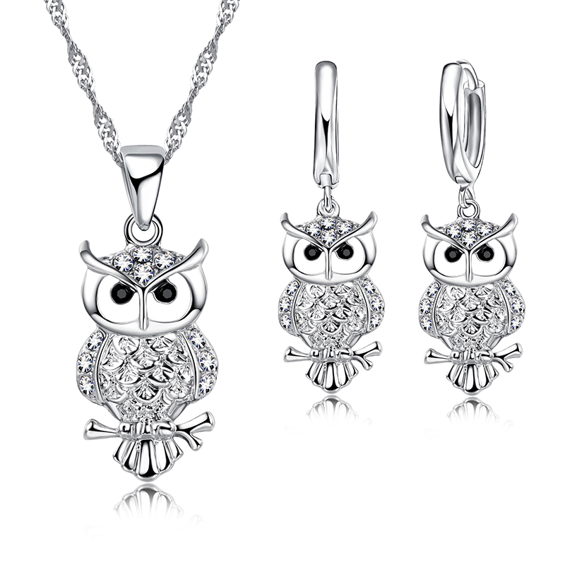 Women'S African Accessories - Brillante set di orecchini con collana