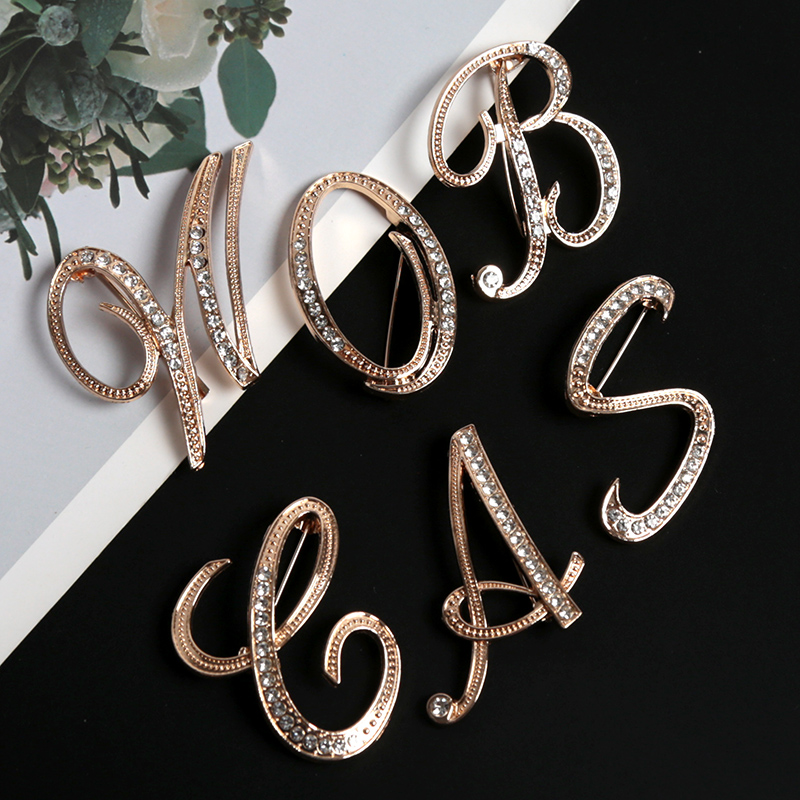 Women Accessories In English - Moda Donna Spilla con strass AZ