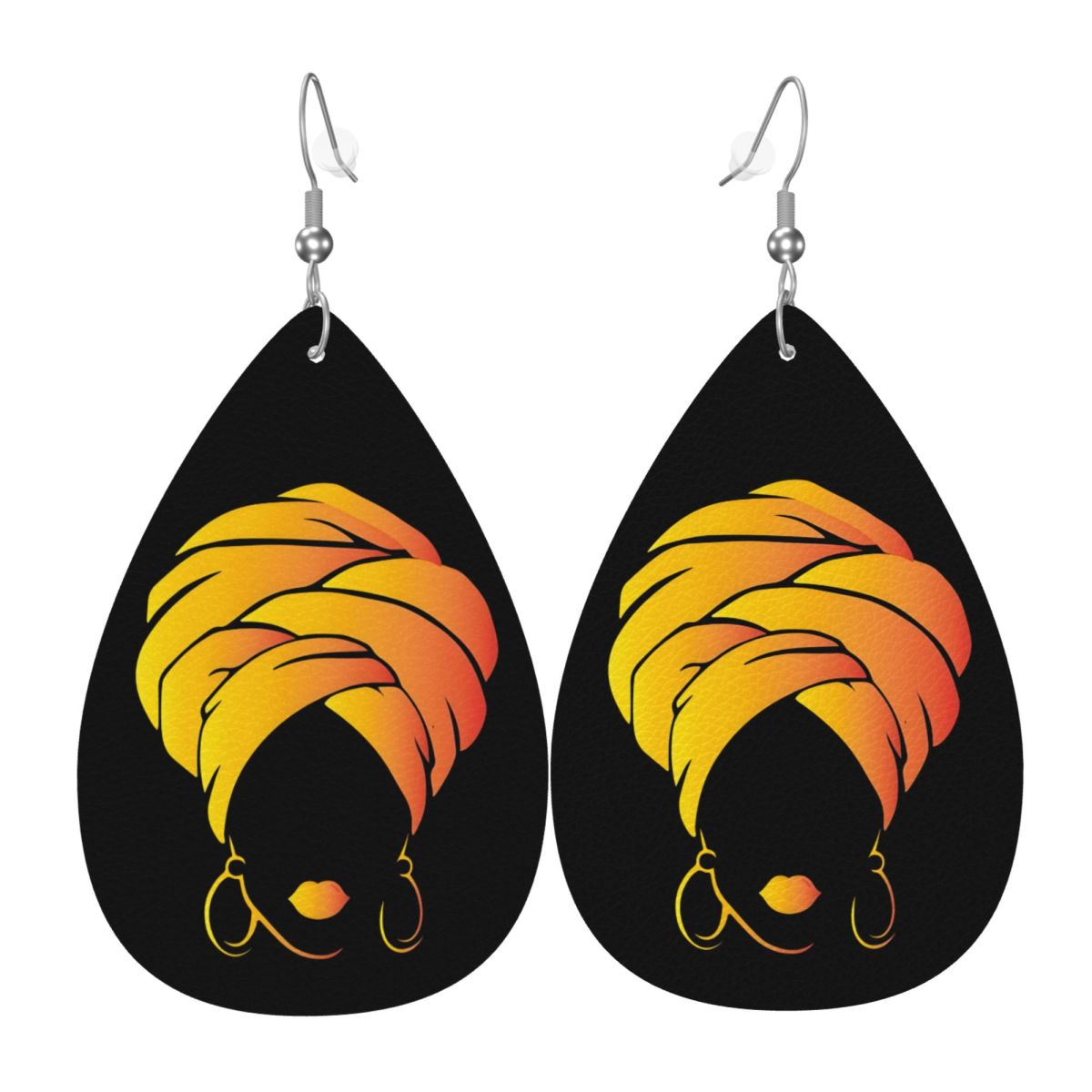 Women'S African Accessories - Orecchini in pelle da donna africana