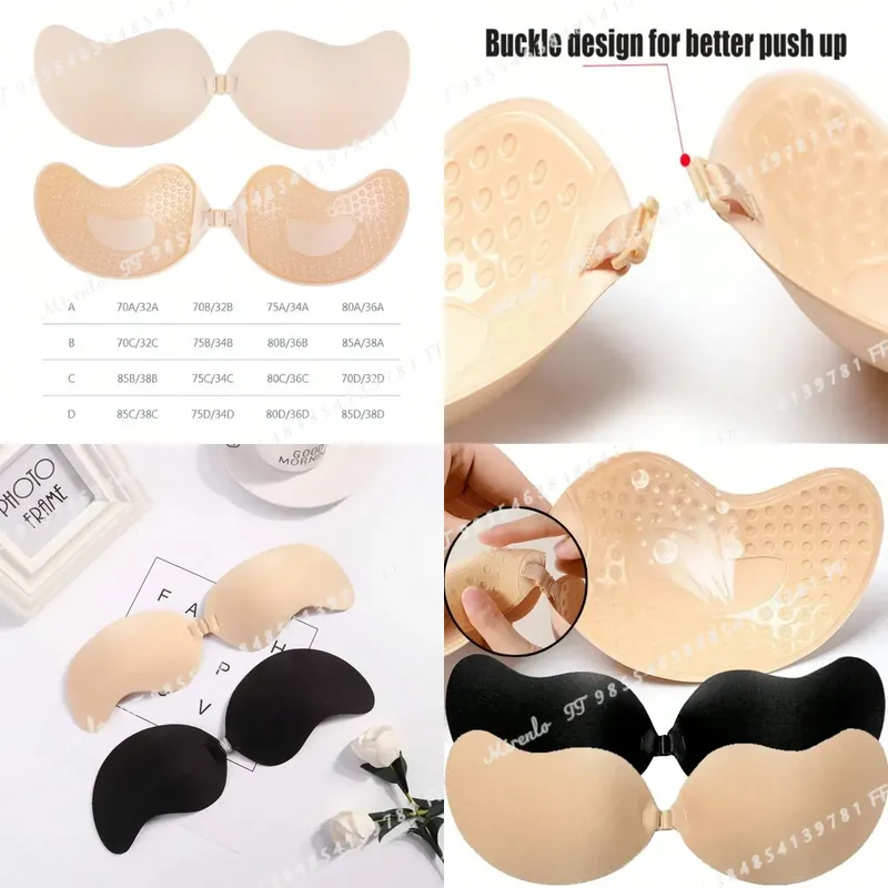 Women'S Accessories Mango - 1-15 Pezzi Coppe Adesive Invisibili in