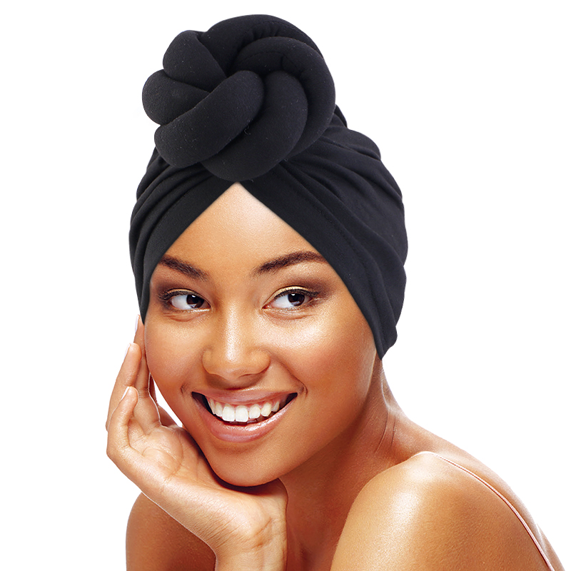 Women'S African Accessories - Grande fiore cavo annodato turbante avvolgere