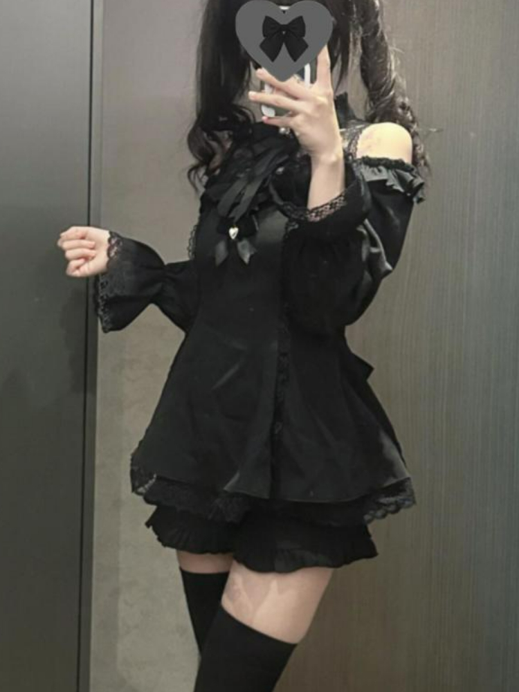 Layered Necklace Set - Set da due pezzi Lolita da