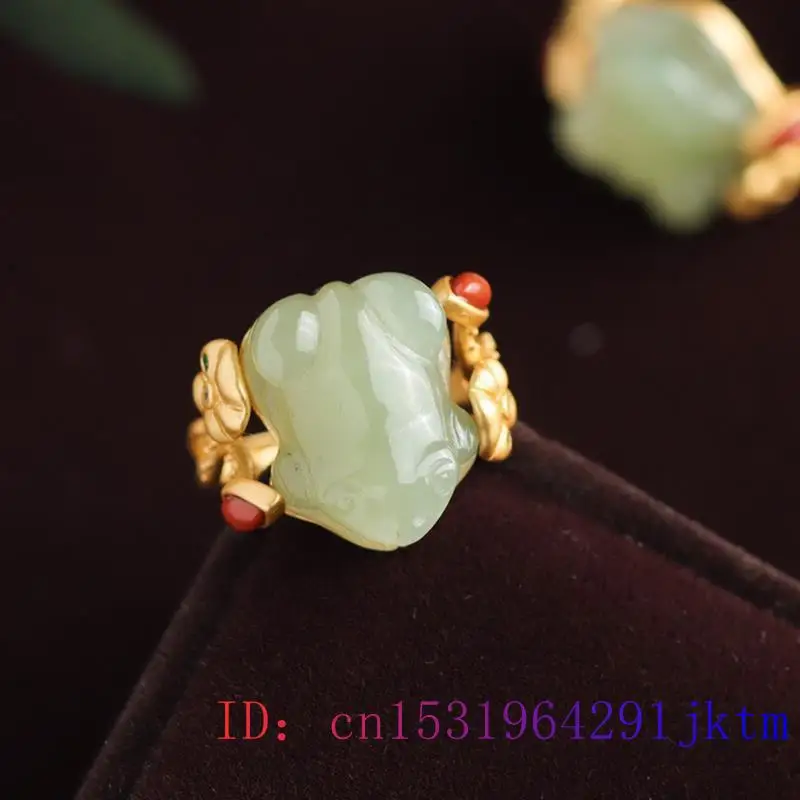 Anelli di rana di giada verde  - Women'S Accessories Rings recensione e prezzo