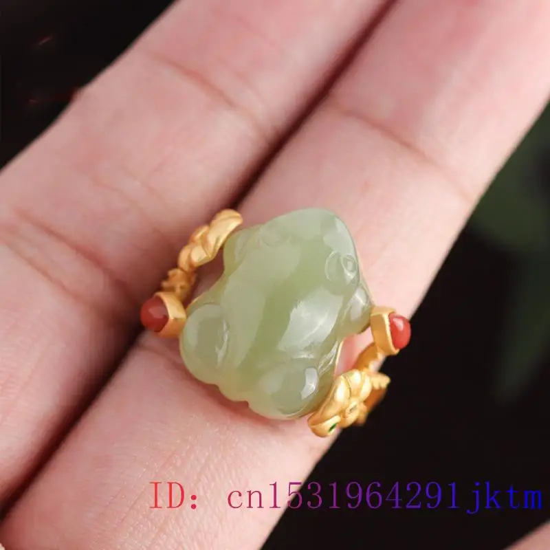 Anelli di rana di giada verde  - Women'S Accessories Rings recensione e prezzo