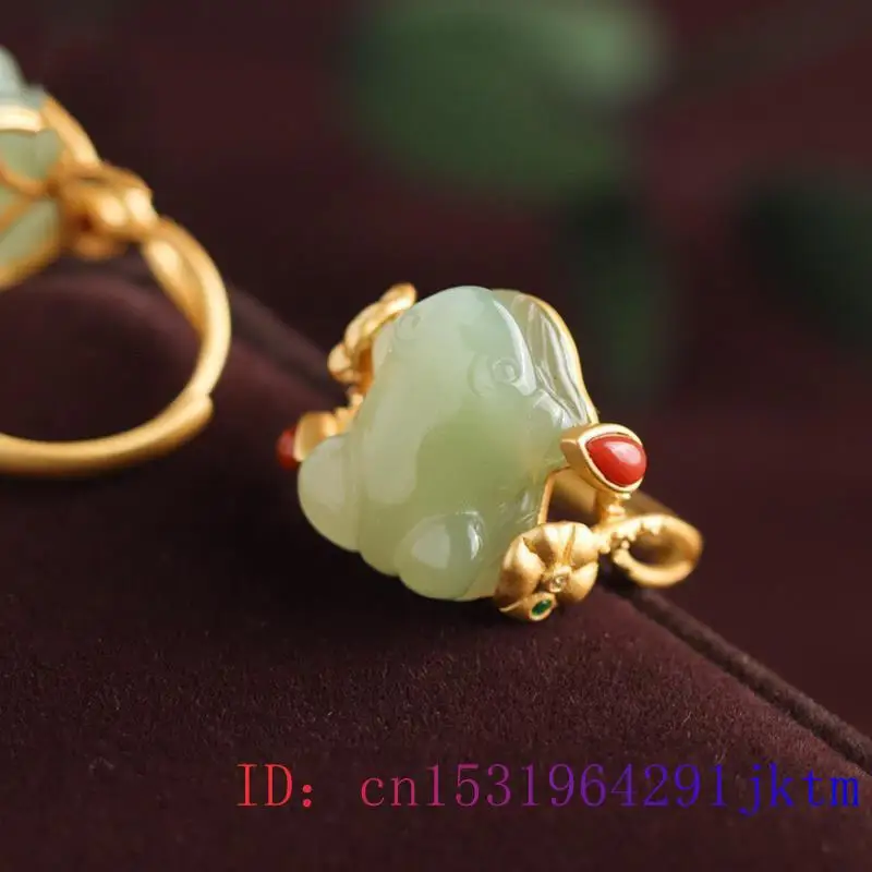 Anelli di rana di giada verde  - Women'S Accessories Rings recensione e prezzo