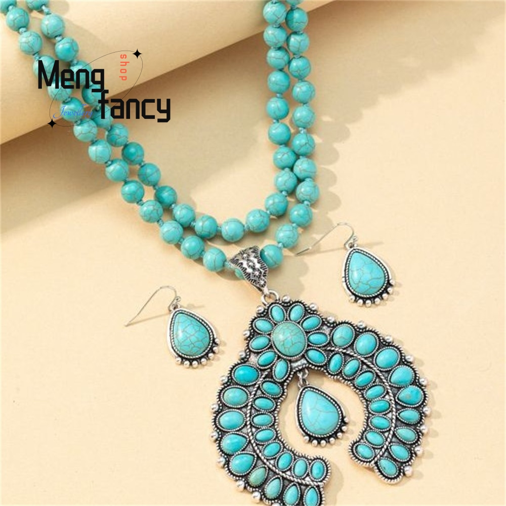 Orecchini floreali retrò a tre - Layered Necklace Set recensione e prezzo