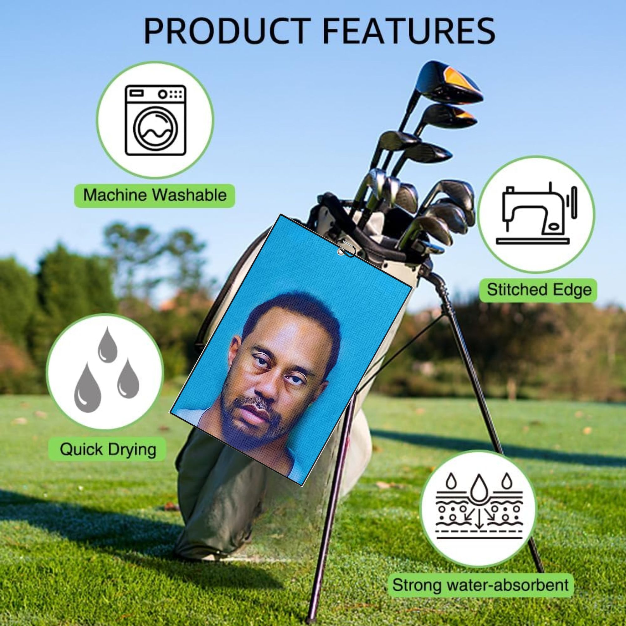 2 asciugamani da golf diverten - Women'S Golf Accessories recensione e prezzo