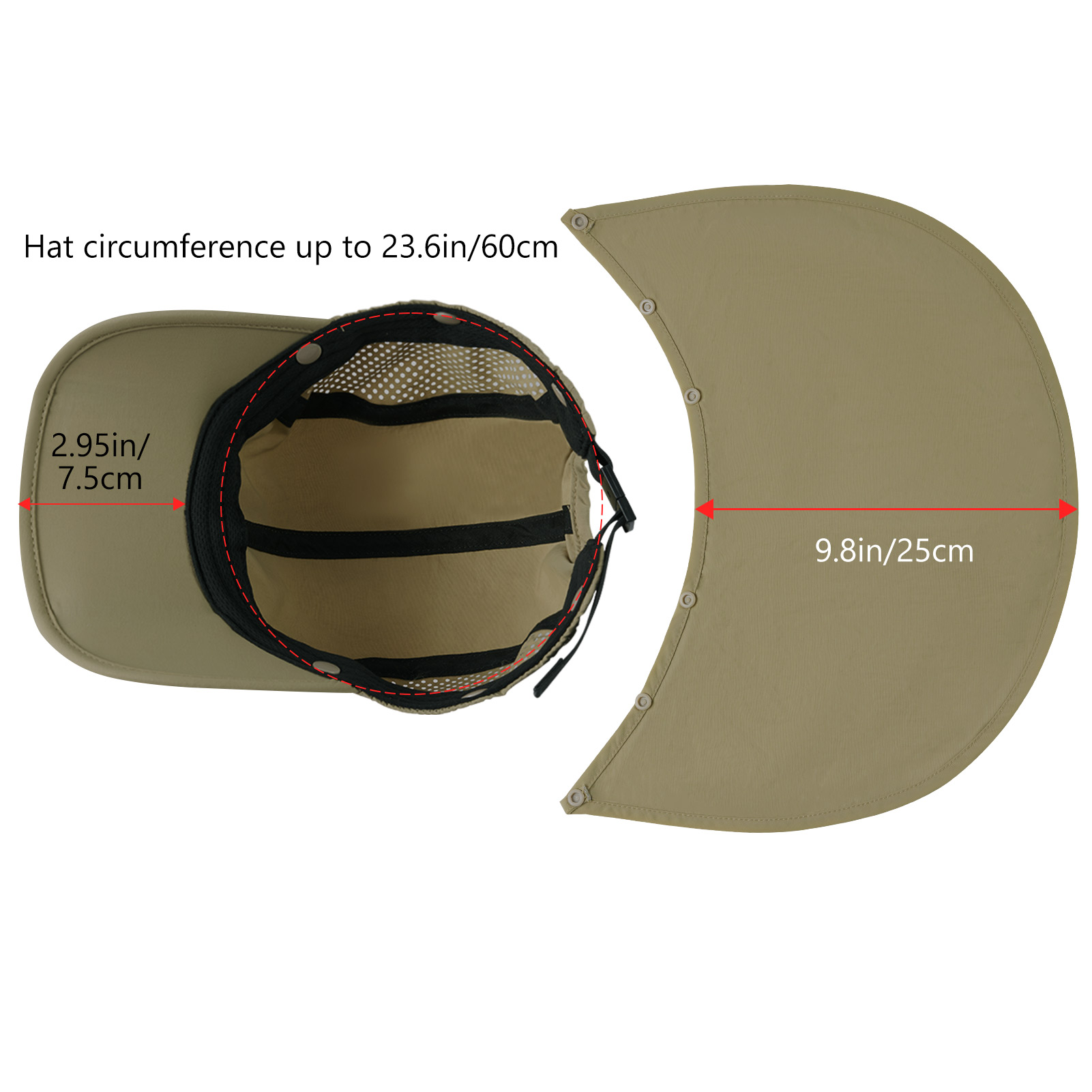 BASSDASH UPF 50 + cappello da  - Women'S Golf Accessories recensione e prezzo