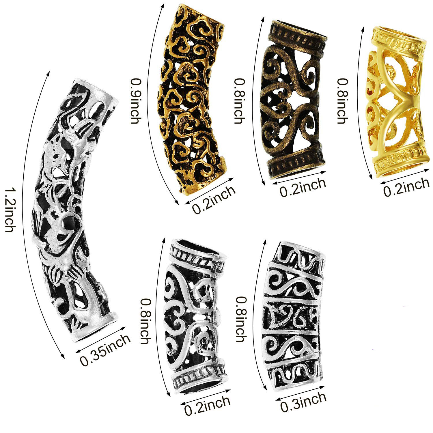 5 pz/borsa Loc gioielli per ca - Women'S African Accessories recensione e prezzo
