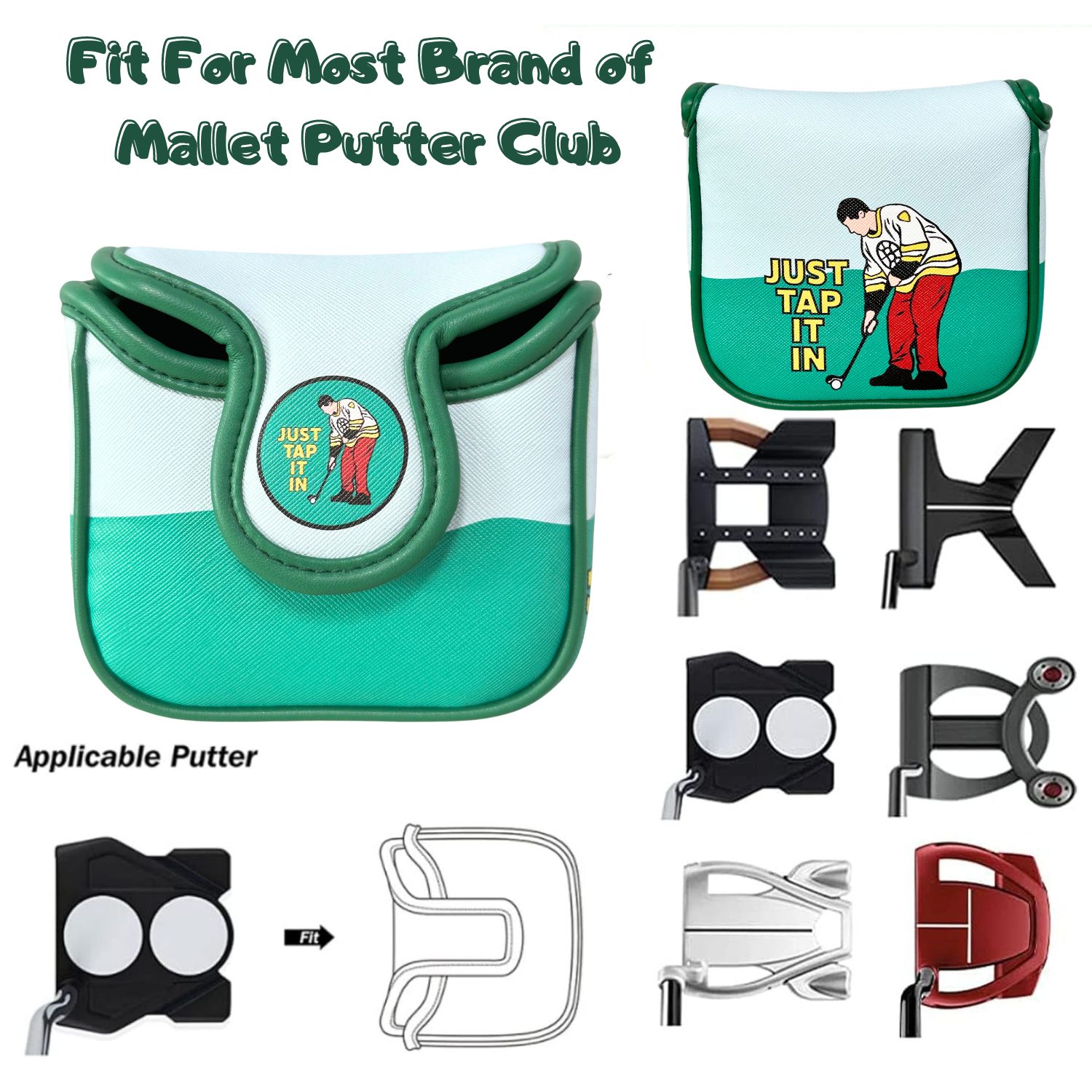 Funny PU Leather Golf Putter C - Women'S Golf Accessories recensione e prezzo