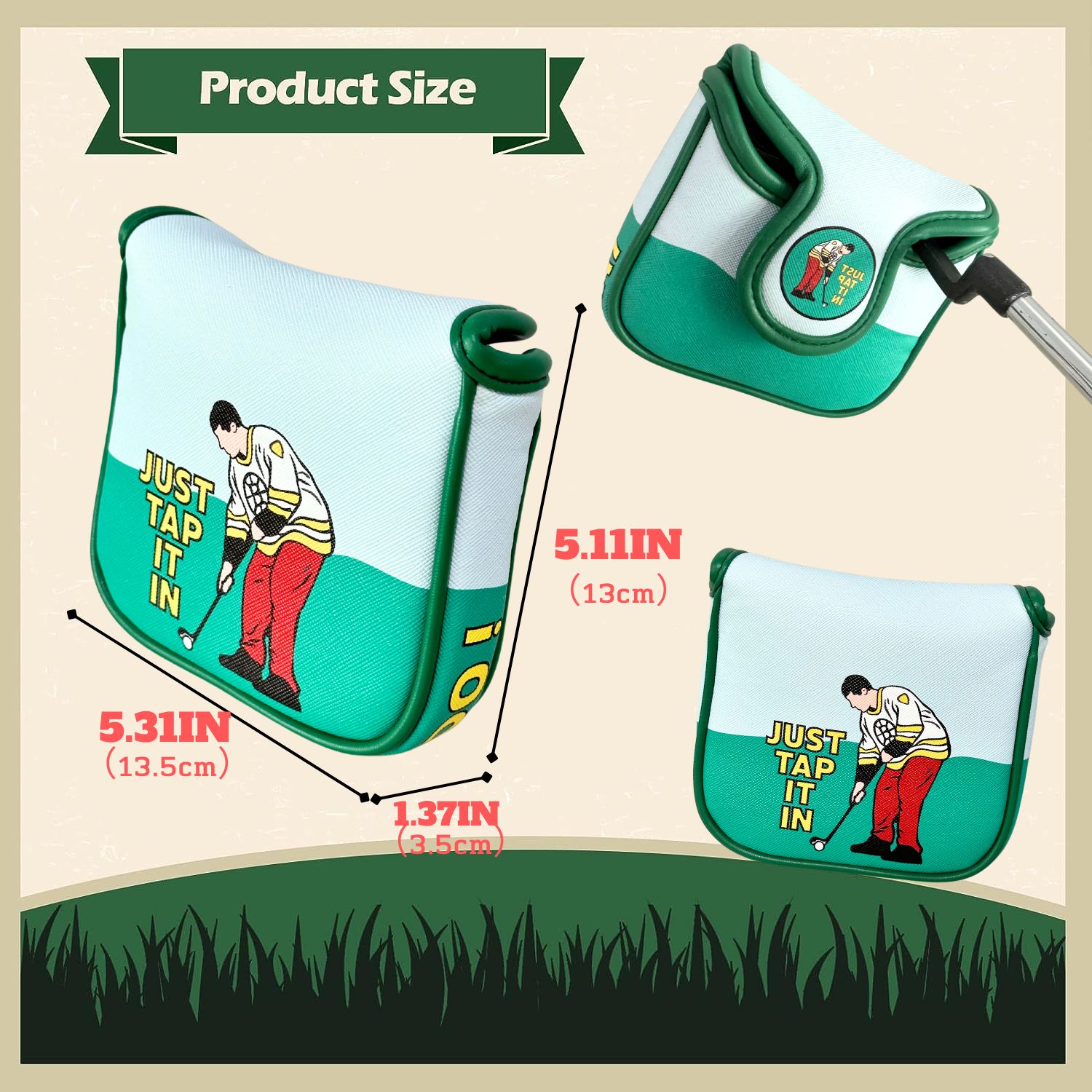 Funny PU Leather Golf Putter C - Women'S Golf Accessories recensione e prezzo
