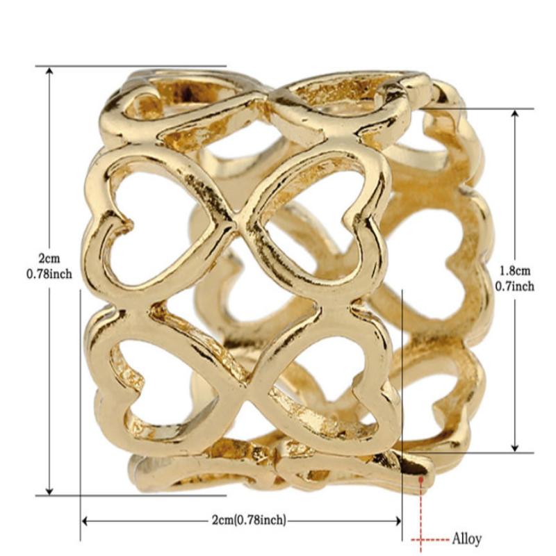 1/4 Pezzi Fermagli per Sciarpe - Women'S Accessories Rings recensione e prezzo