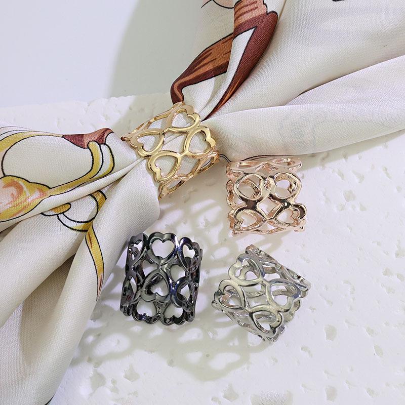 1/4 Pezzi Fermagli per Sciarpe - Women'S Accessories Rings recensione e prezzo