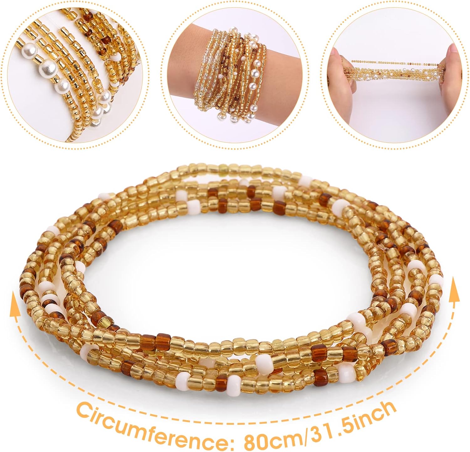 Perline da Vita per Donne, Cat - Women'S African Accessories recensione e prezzo