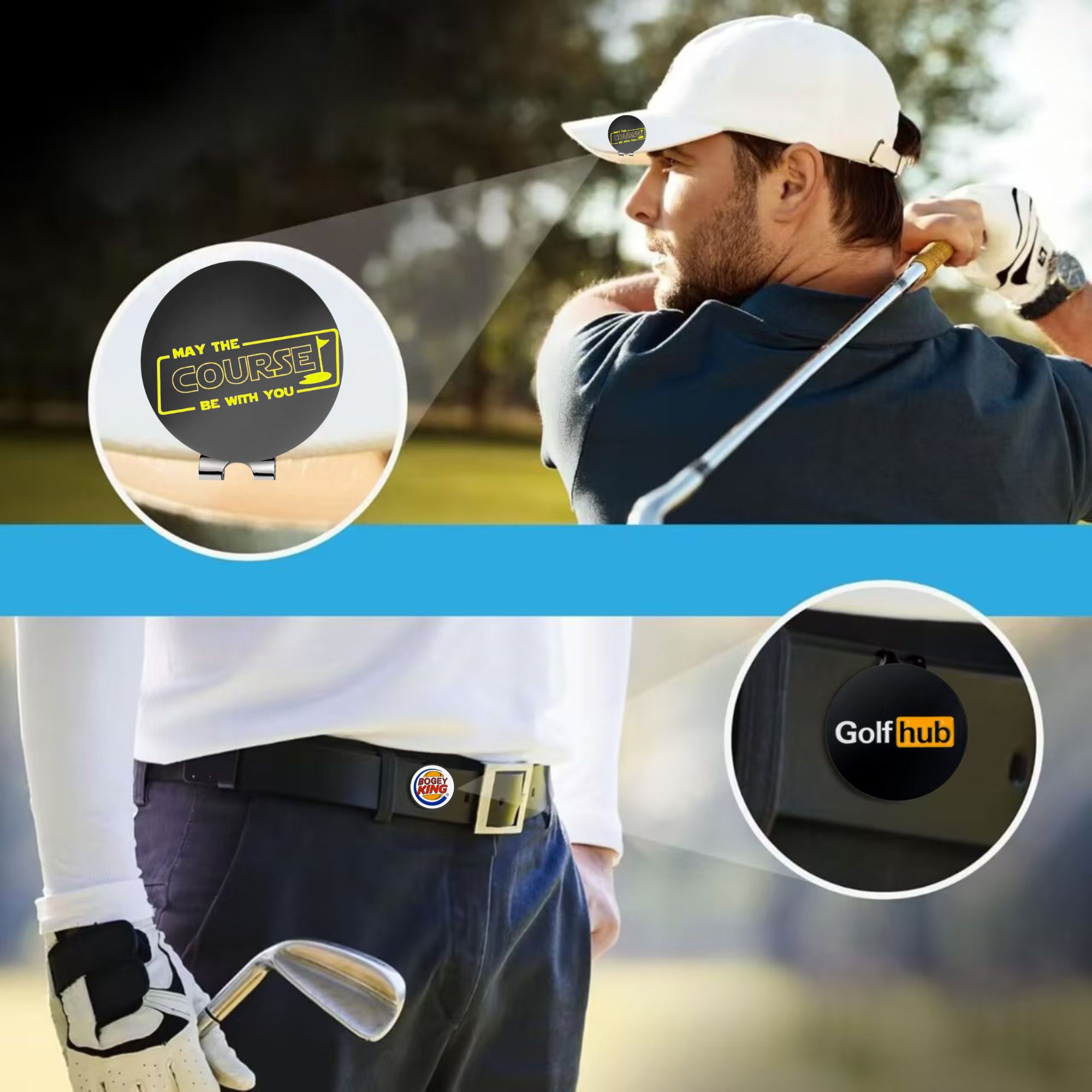 Set di 3 Divertenti Segnalator - Women'S Golf Accessories recensione e prezzo