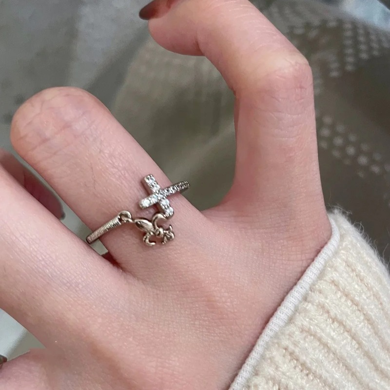 Anello Vintage Retrò a Croce T - Women'S Accessories Rings recensione e prezzo